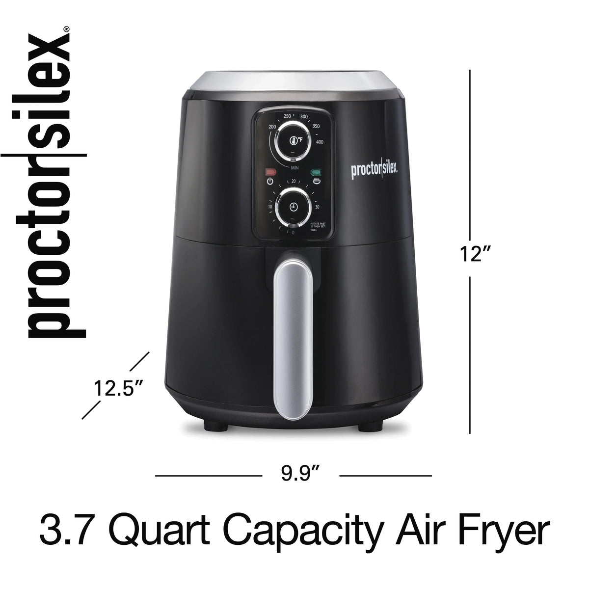 Proctor Silex Air Fryer, 3.7 Quart Capacity, Black - 35056