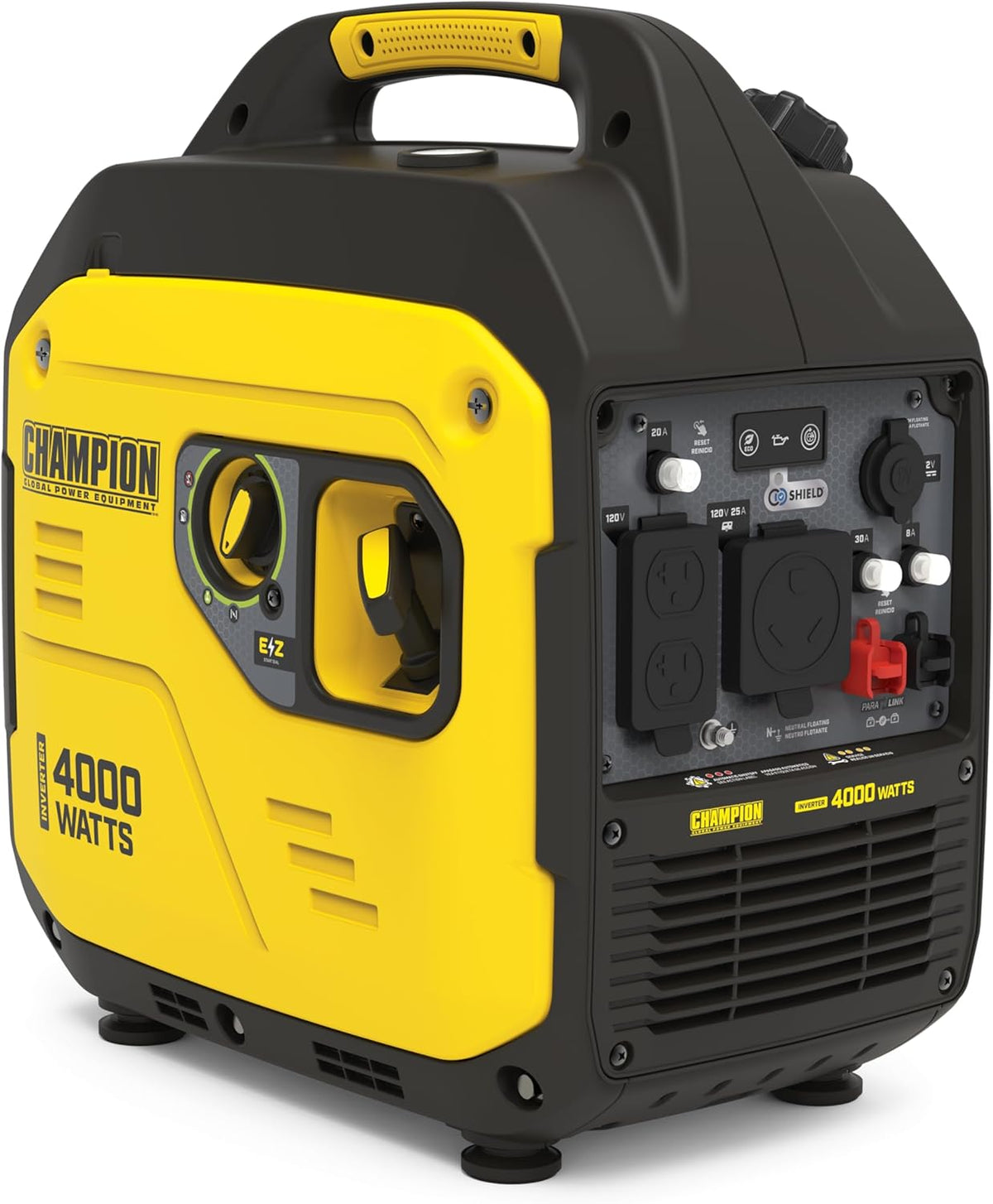 Champion Power Equipment 4000-Watt RV Ready Portable Inverter Generator With Quiet Technology And CO Shield
