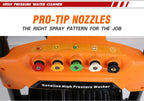Power Stroke Gas Pressure Washer 4800 PSI 6.5 HP Orange - USAMETWC009
