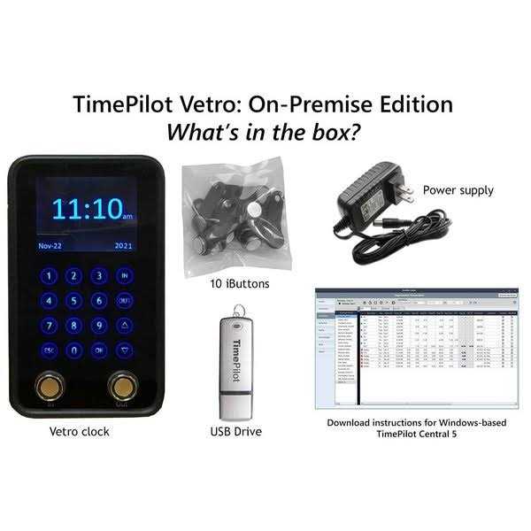 TimePilot Touchscreen Time Clock - 4520