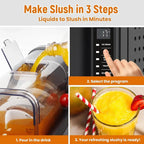 Soft Serve Ice Cream And Slushy Maker - Compact Frozen Treat Appliance