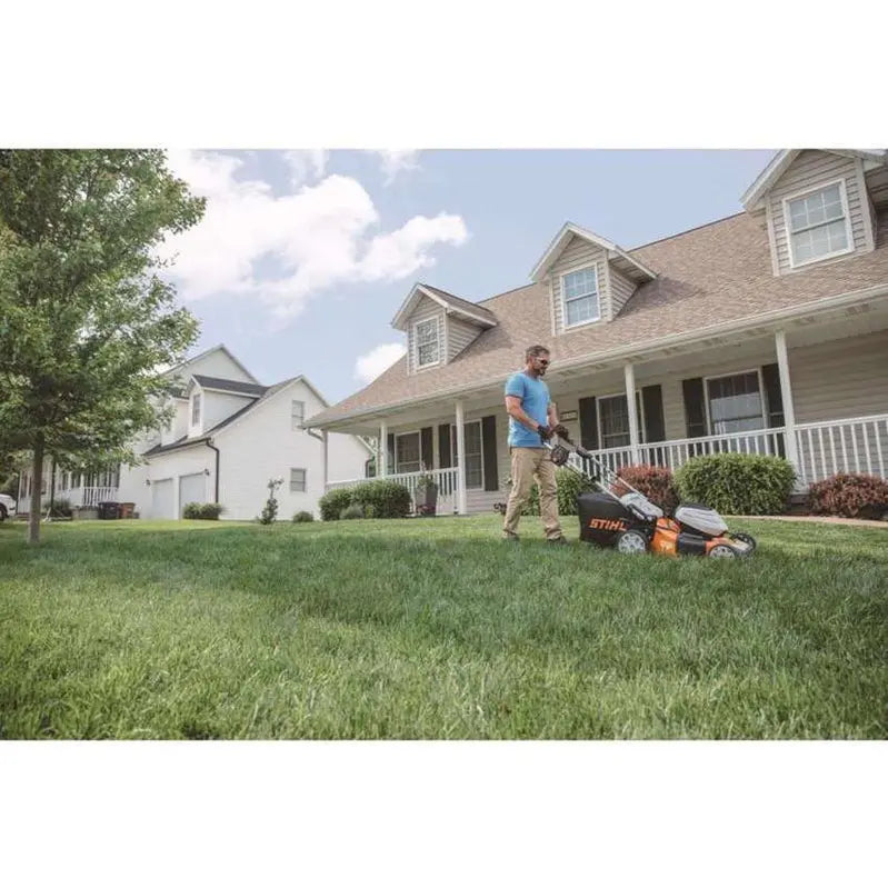 STIHL Cordless 21-Inch Self-Propelled Lawn Mower With 36V Battery And Charger - RMA 510 V