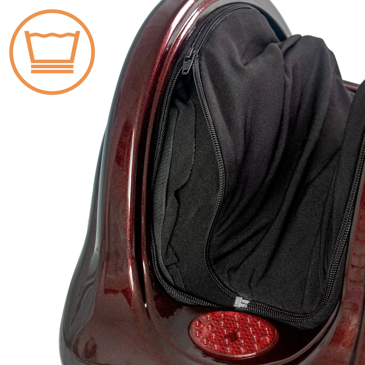 Electric Shiatsu Foot And Calf Massager - Red
