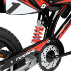 Hyper Bicycles 16 Inch Kids Motobike With Mag Wheels, Training Wheels, Black/Red