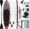 FunWater Inflatable Stand Up Paddle Board, 11 ft x 32 in x 6 in - SUP Paddle Accessories