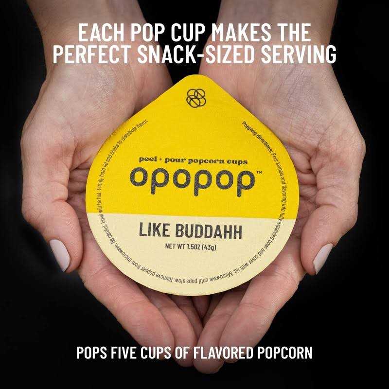 Opopop Gourmet Microwave Popcorn Variety Kit - 4 Flavors