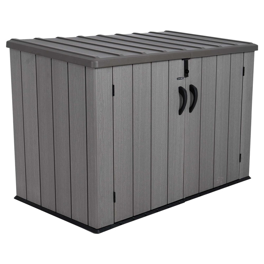 Lifetime Horizontal Storage Shed - Rough Cut Series