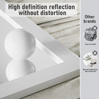 Rectangular Wall Mirror With Wood Frame, 18 x 26 in, 22 x 30 in, 24 x 36 in, or 40 x 26 in - Multiple Sizes