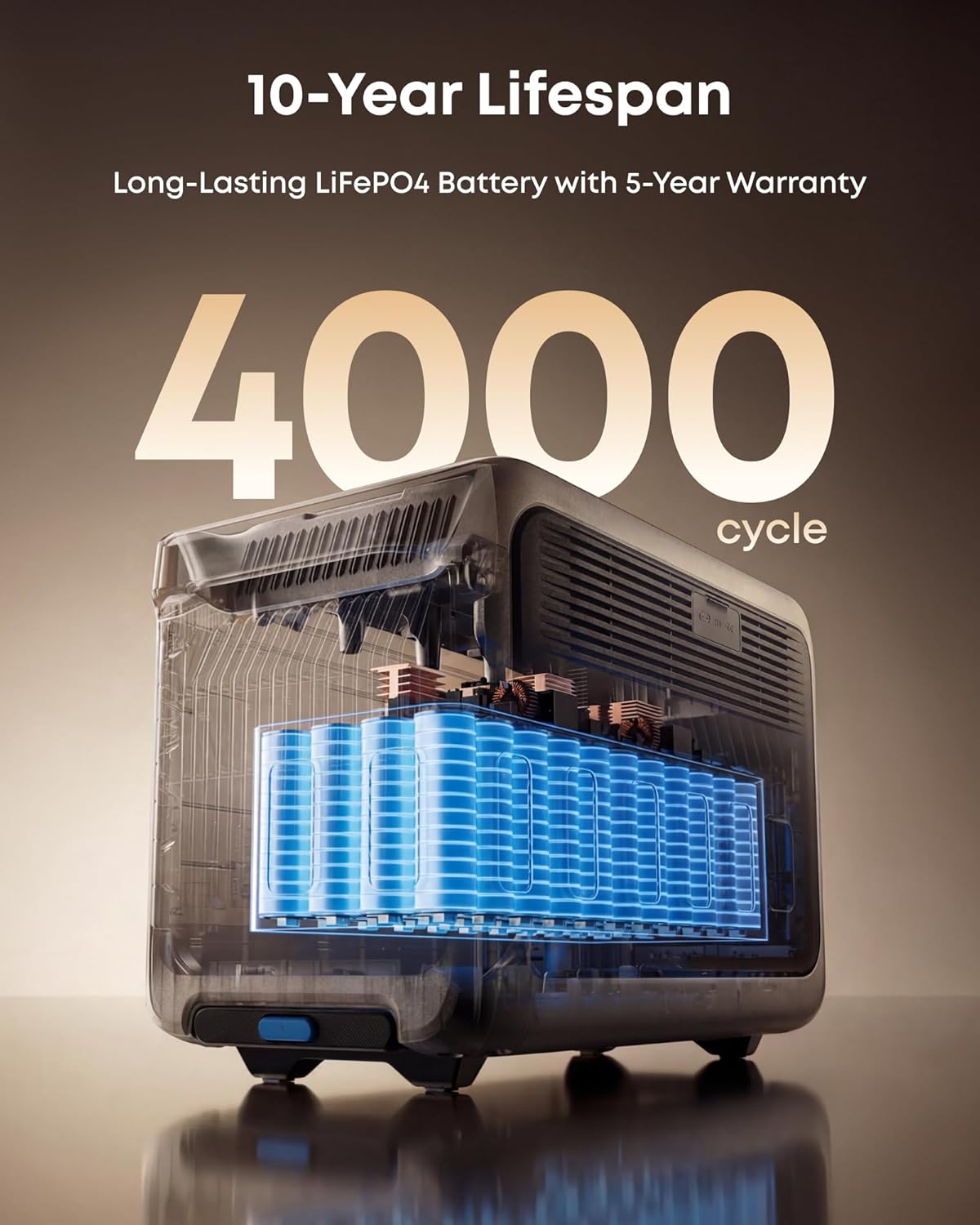 Anker SOLIX F3000 3 072Wh Portable Power Station With 400W Solar Panel - F3000
