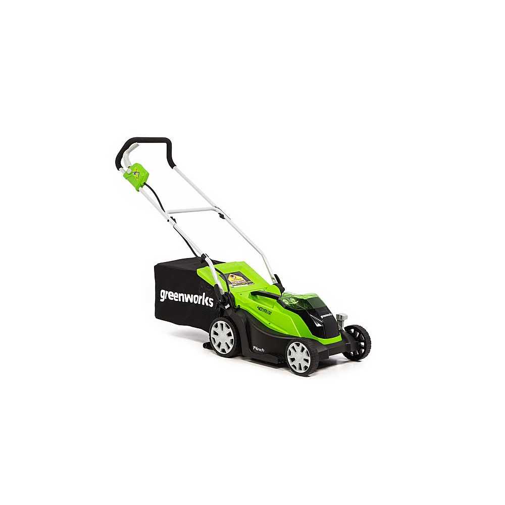 Greenworks 40V 17 inch Cordless Lawn Mower With 4.0Ah Battery And Charger