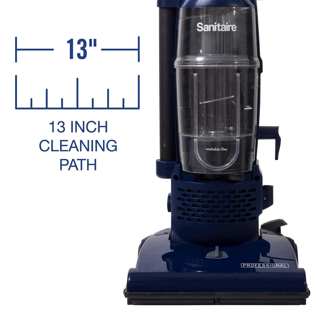 Sanitaire Professional Bagless Upright Vacuum, 1 Quart Dirt Cup, 13-Inch Cleaning Path - SL4410A
