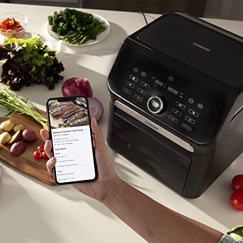 6.8-Qt Air Fryer With Dual Heating And Smart Temperature Control - CAF-P583S-KUS