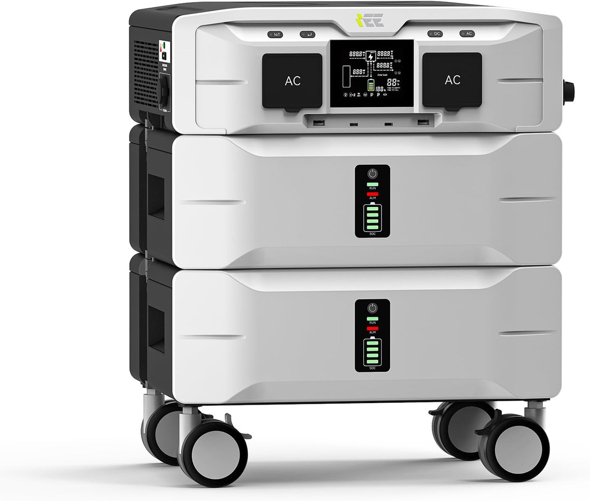 IEE Portable Power Station 5120Wh 120/240V 5000W LFP Battery - SP5000