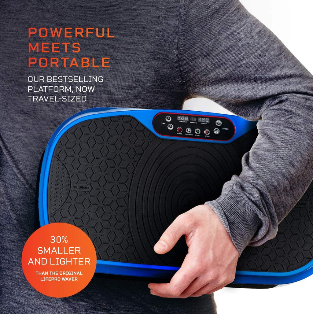 LifePro Mini Vibration Plate Whole Body Exercise Platform, 260 lbs Max User Weight - Waver Mini