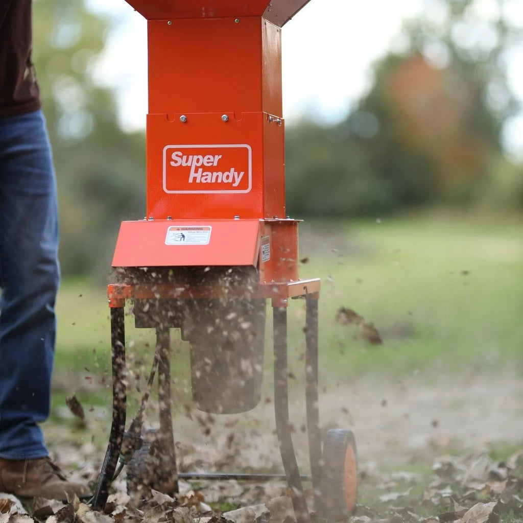 SuperHandy Electric Leaf Mulcher Shredder, 15-AMP 1800 Watt 120VAC - GUO056