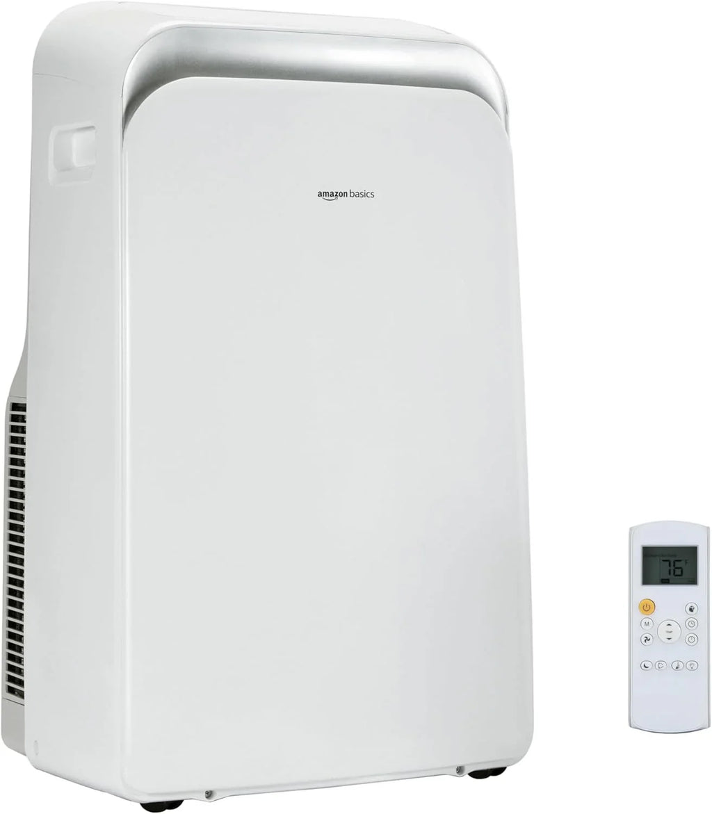 Amazon Basics 3-In-1 Portable Air Conditioner, 10000 BTU ASHRAE/6000 BTU SACC, White