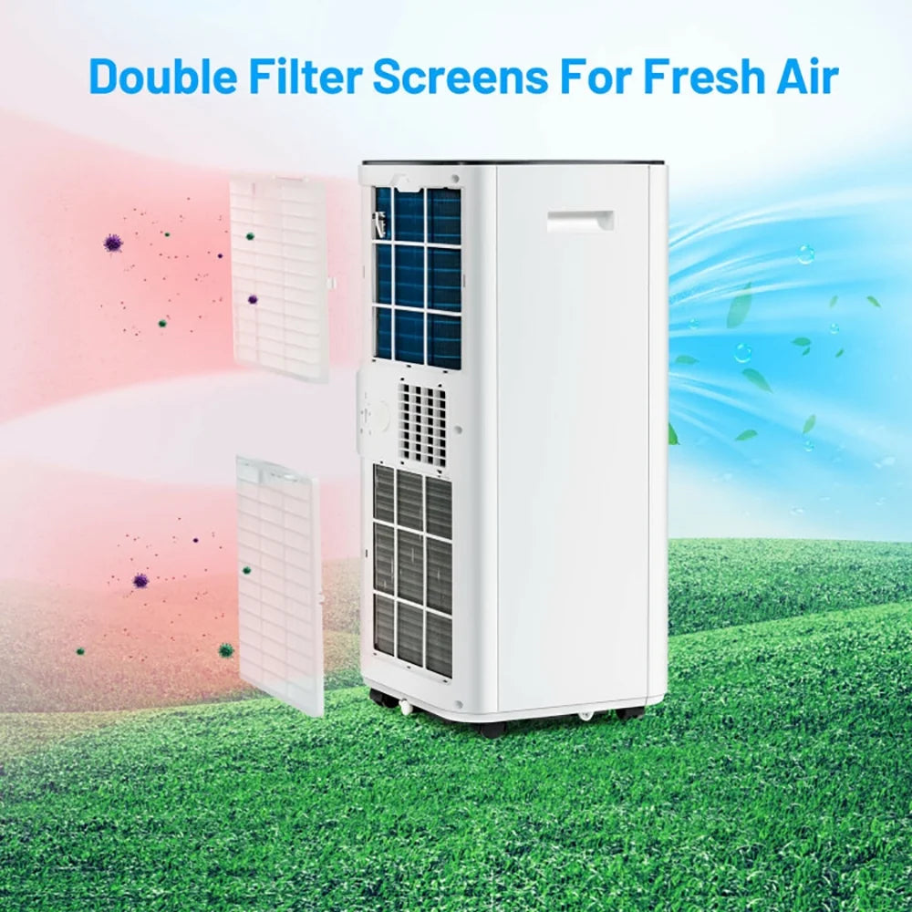 Yardi Yard Portable Air Conditioner 10000 BTU, White, Cools Up To 350 Sq. Ft.