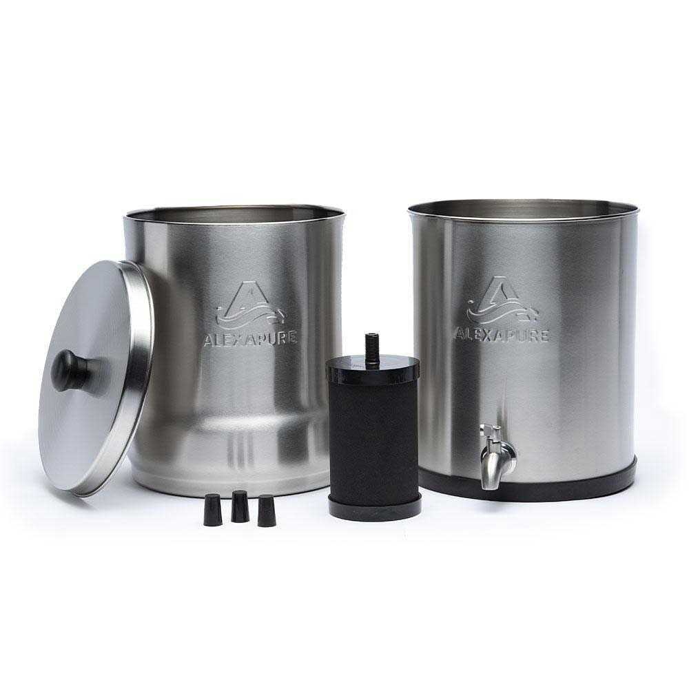 Alexapure Pro Gravity Water Filtration System, 2 1/4 Gallons - Pro