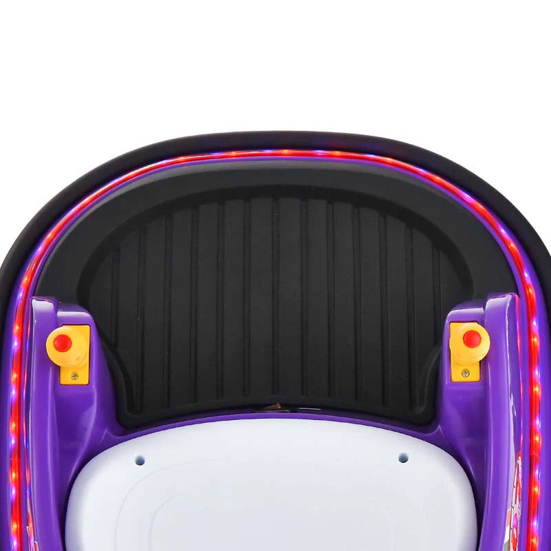 12V Toddler Battery Powered Bumper Car With Dual Joysticks And 360 Degree Spin
