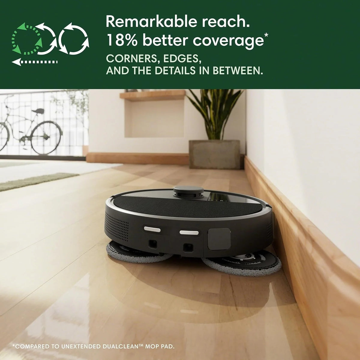 Roomba Robot Vacuum And Mop - AutoWash Dock, Black