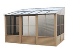 Gazebo Penguin Wall-Mounted Gazebo, 10 x 12, Aluminum Frame With UV Protection - Florence