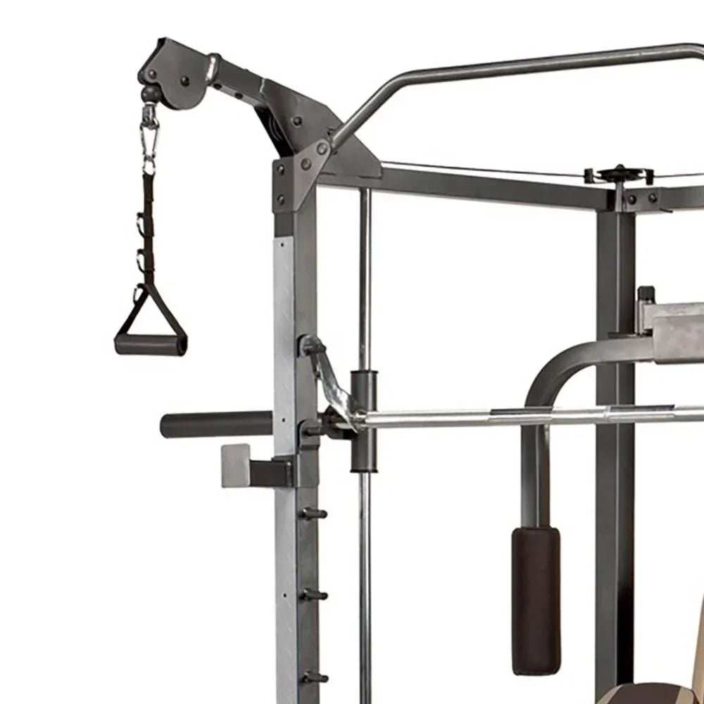 Marcy Full Body Home Exercise Gym, Gray/Brown, 98 x 59 x 82 Inches