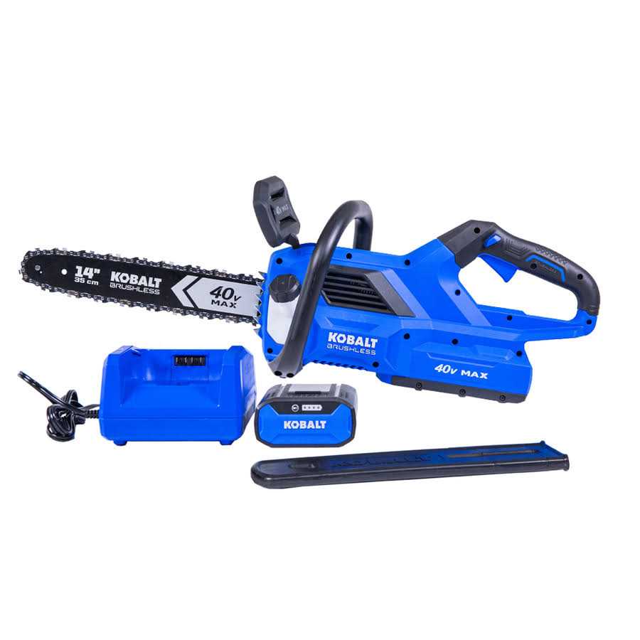 Kobalt Gen4 40-Volt 14-in Brushless Battery Chainsaw 4 Ah - KCS 1040A-03