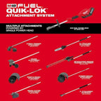 Milwaukee M18 FUEL 10 in 18V Lithium-Ion Brushless Cordless Pole Saw With Attachment Capability And 10 in Saw Chain