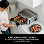 Ninja Foodi 9-in-1 Digital Air Fry Oven, Convection Oven, Toaster, Stainless Steel - 102A