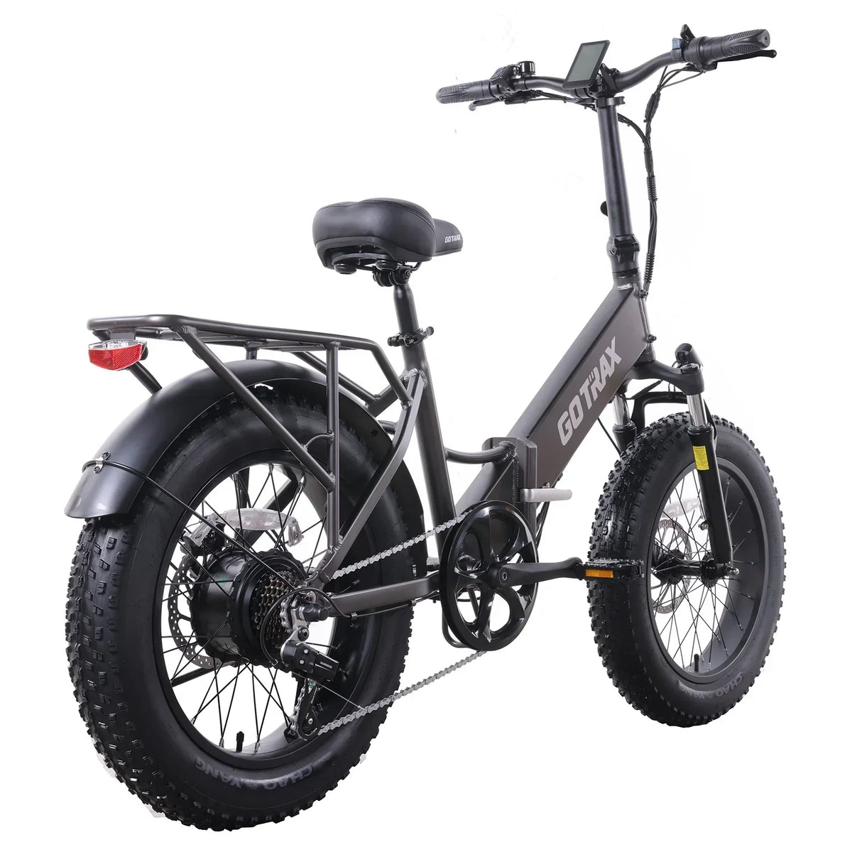 GOTRAX F3 500W Folding Fat Tire Electric Bike, 20in x 4in Tires, 20 MPH, 60 Mile Range - F3