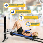 Total Gym XLS Fold Home Gym Workout Machine With Accessories