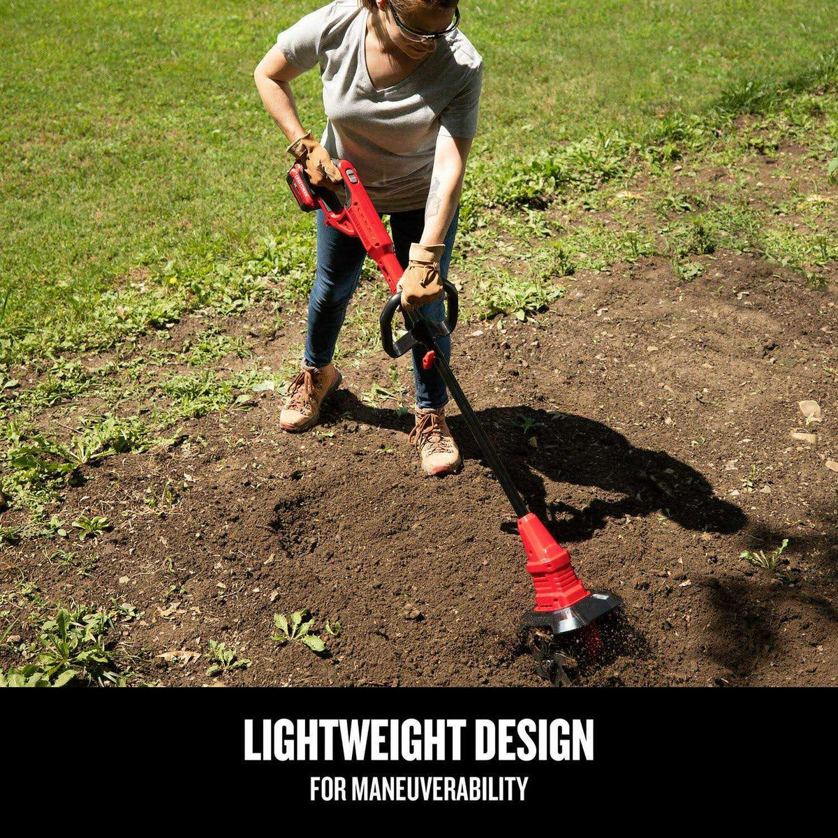 CRAFTSMAN V20 Cordless Tiller/Cultivator, 8-in Tilling Width, 6.5-in Tilling Depth
