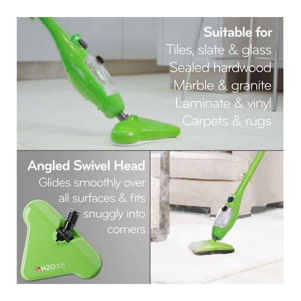 H2O X5 Basic 5-in-1 Steam Mop And Handheld Steam Cleaner - X5