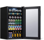 Beverage Refrigerator Cooler, 126 Cans, Right Hinge Glass Door - AB-1200