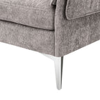 Churanty Convertible L-Shaped Sectional Sofa With Reversible Chaise Lounge, 84 Inch