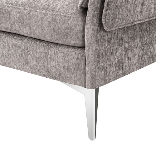Churanty Convertible L-Shaped Sectional Sofa With Reversible Chaise Lounge, 84 Inch