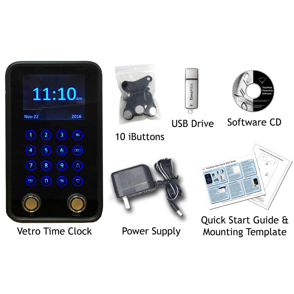 TimePilot Touchscreen Time Clock - 4520
