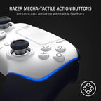 Razer Wolverine V2 Pro Wireless Gaming Controller for PlayStation 5, PS5 PC - White