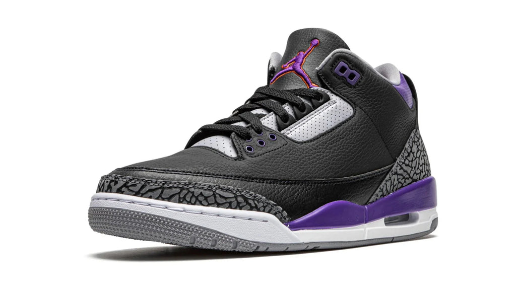 Jordan Brand Air Jordan 3 Retro Court Purple Sneakers