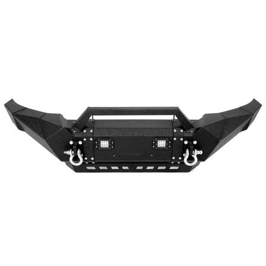 Kojem Front Bumper With Winch Plate, LED Lights And D-Rings For 2005-2015 Toyota Tacoma - LYAM-516-1A+LYAM-516-1B