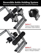 HEALTH AND FITNESS Inversion Table With Heavy-Duty Steel Frame And Adjustable Ankle Holders - ITX9600