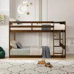 Delphia Twin Over Twin Low Profile Bunk Bed - 77.33 L x 42.25 D x 51.5 H