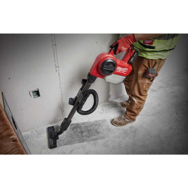 18V Brushless 0.25-Gallon Cordless Jobsite Vacuum With 5.0Ah Battery And Charger