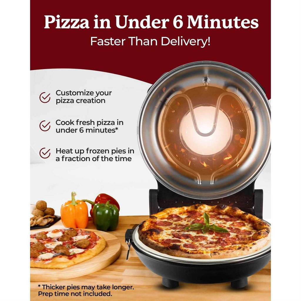 Granitestone Piezano Countertop Pizza Oven With 12in Pizza Stone