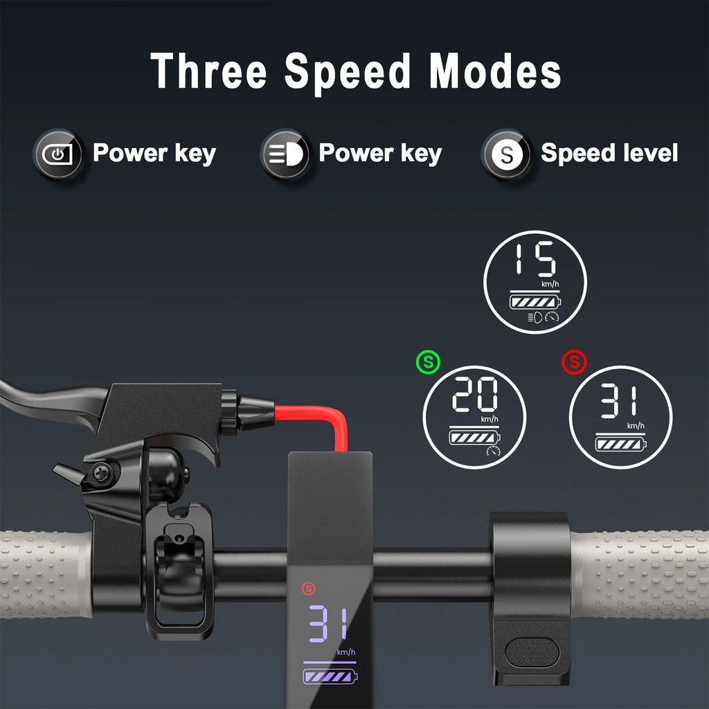 AOVOPRO Foldable Electric Scooter For Adults, 350W, 8.5 inch, 21 Miles Range - ES80