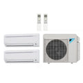 Daikin 30,000 Btu 17.9 Seer 2-Zone Mini Split Heat Pump System - 12K-18K - 3MXS24RMVJU FTXS12LVJU FTXS18LVJU