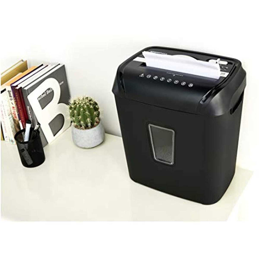 Amazon Basics 12-Sheet Cross-Cut Paper And Credit Card Home Office Shredder