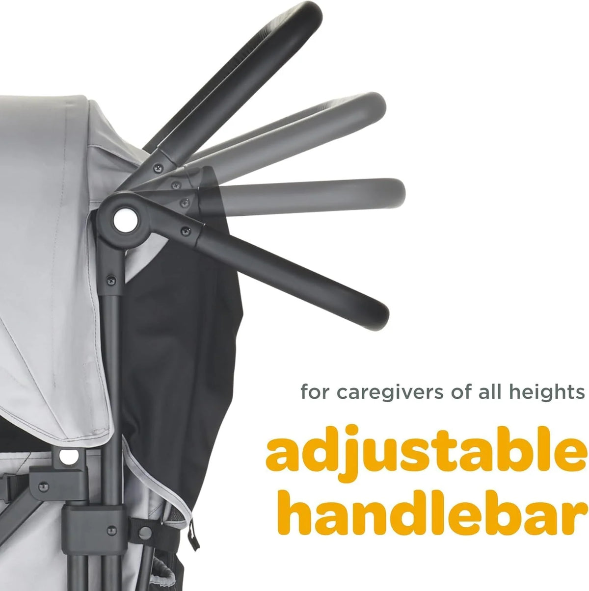 Foldable Stroller Wagon for Kids and Babies, 4 Seats, 214 lbs Capacity - Caravan Quad