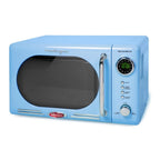 Nostalgia Retro Compact Countertop Microwave Oven 0.7 Cu. Ft. 700-Watts Orange