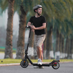 5TH WHEEL Electric Scooter With Turn Signals, 300W, 8.5 in Solid Tires, 18 mph, 12 Miles, Black - W16S